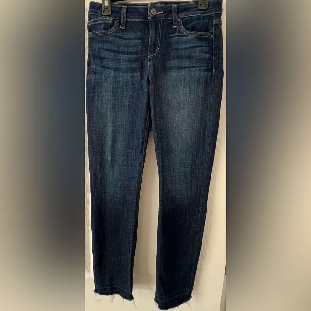Joe’s Straight Ankle Frayed Hem Jeans